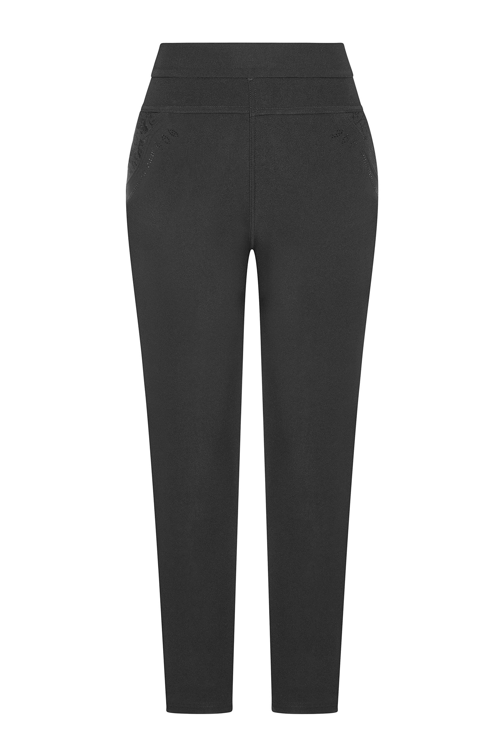 Kendindza - Pantalones térmicos para mujer, forrados con forro polar interior, opacos