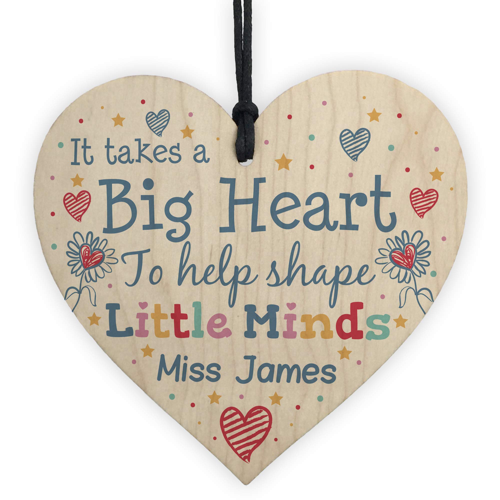 RED OCEAN Personalised Teacher Gifts School Nursery Pre School Leaving Thank You Present Keepsake