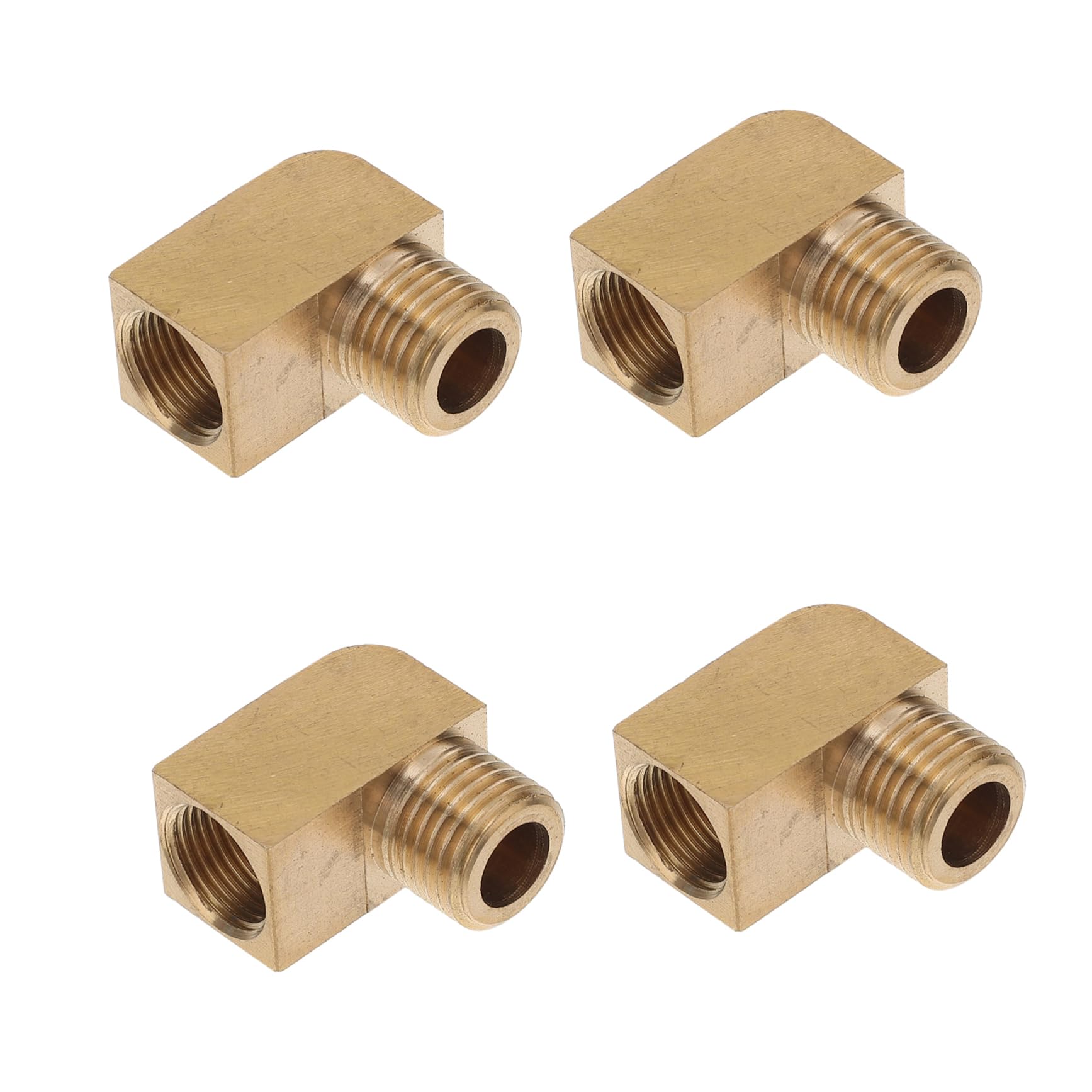 GRIRIW Elbow Fitting Brass 90° Hose Elbow Connector Tubing Connector for Air/water Easy Install