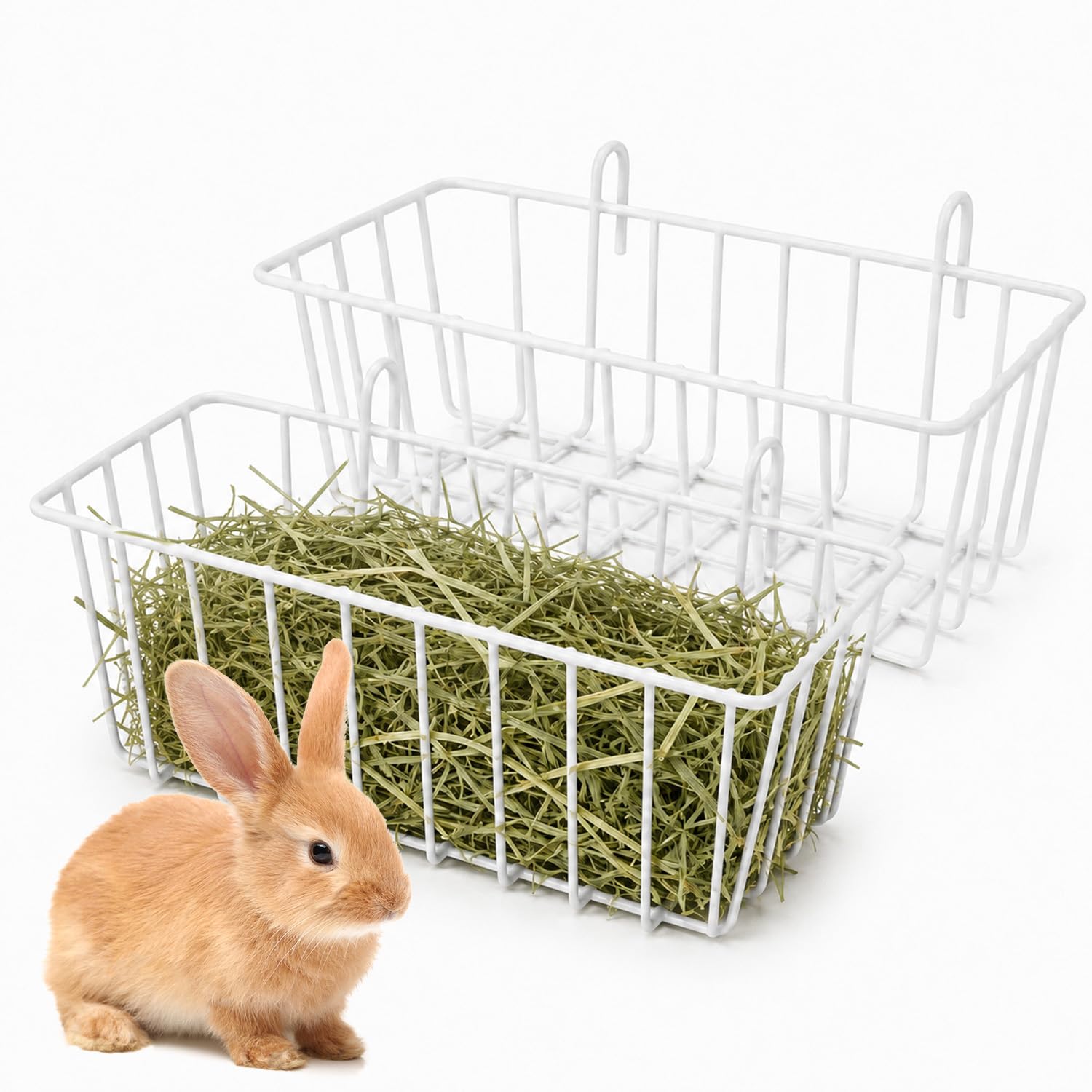 2 Pcs Hay Feeder, Guinea Pig Hay Feeder