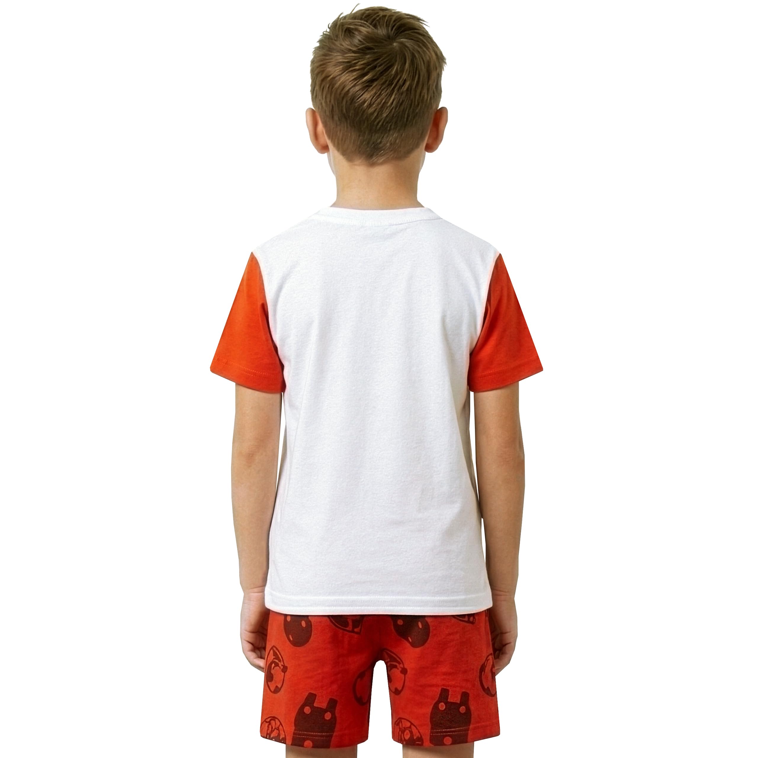 Pijama Niño Super Mario Bros Conjunto Verano Manga Corta con Pantalón Corto