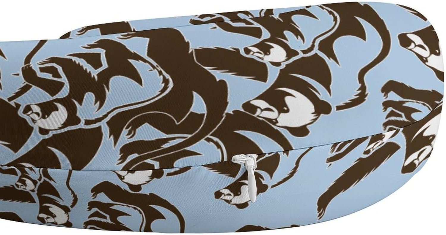 Mama Bear Travel Pillow U Shape Neck Pillow Washable Pillowcase for Sleeping Chair