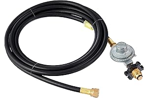 Mr. Heater 12-Feet Hose/Regulator Assembly with Restricted Flow Soft Nose
