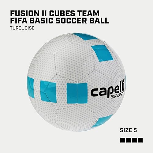 Miniatura 2 de Capelli Sport Soccer Ball, Fusion II Cubes Team Ball for Youth and Adult Players, Outdoor and Indoor Training