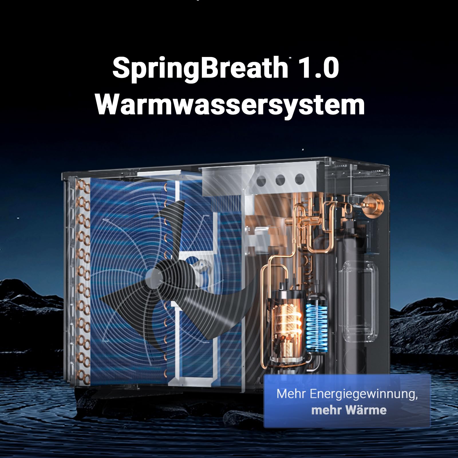 H18 Inverter Pool Wärmepumpe 18 kW | Für Pools bis 79 m³ | Hocheffiziente Poolheizung mit COP 16, über 45% Energieersparnis, WLAN-Steuerung, 6,5 m³/h, Wärmepumpe für Aufstell- & Einbaupools
