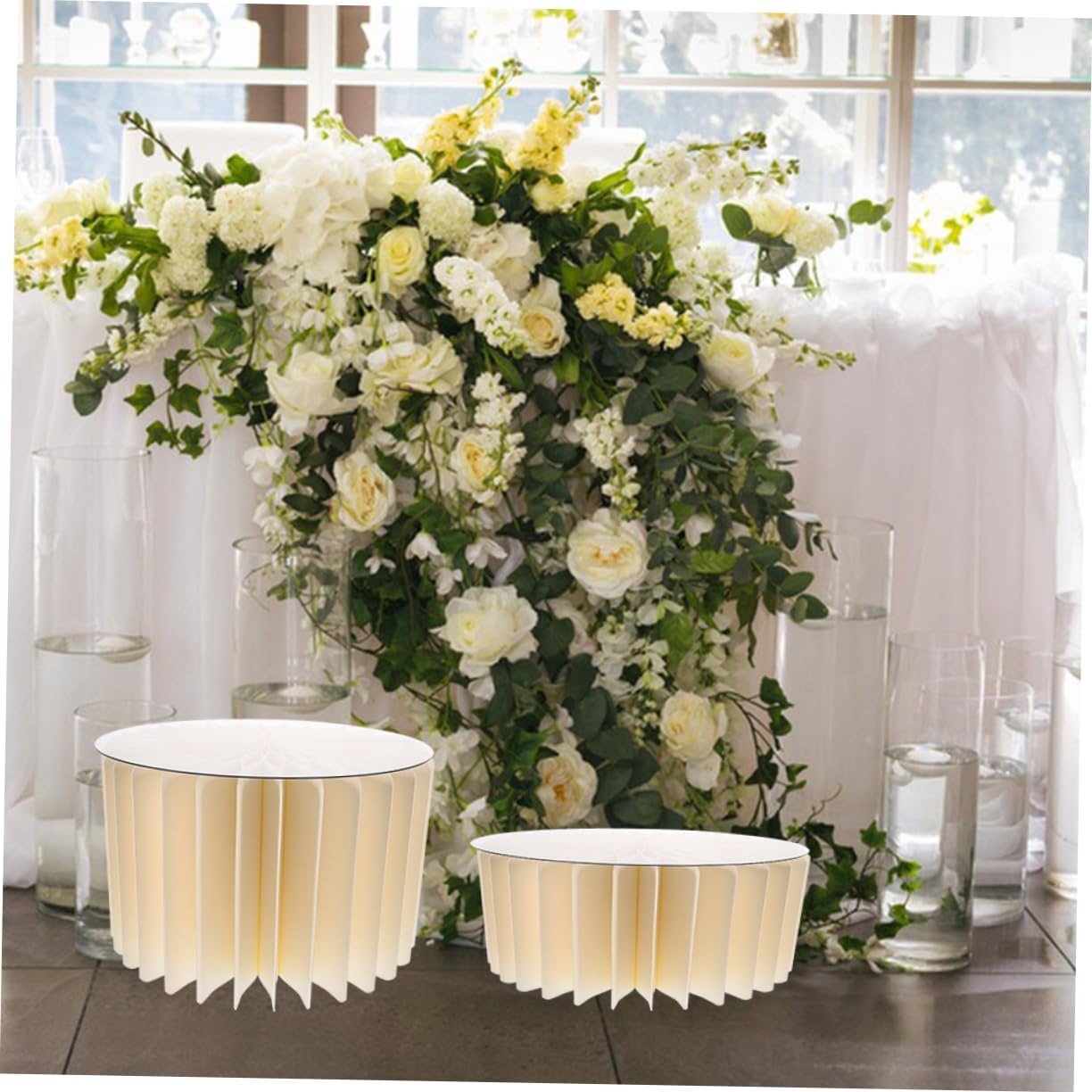 Cylinder Stand Base for Party Round Pedestal Stands for Dessert Display Roman Column Vases Wedding Centerpieces Simple Generous Design