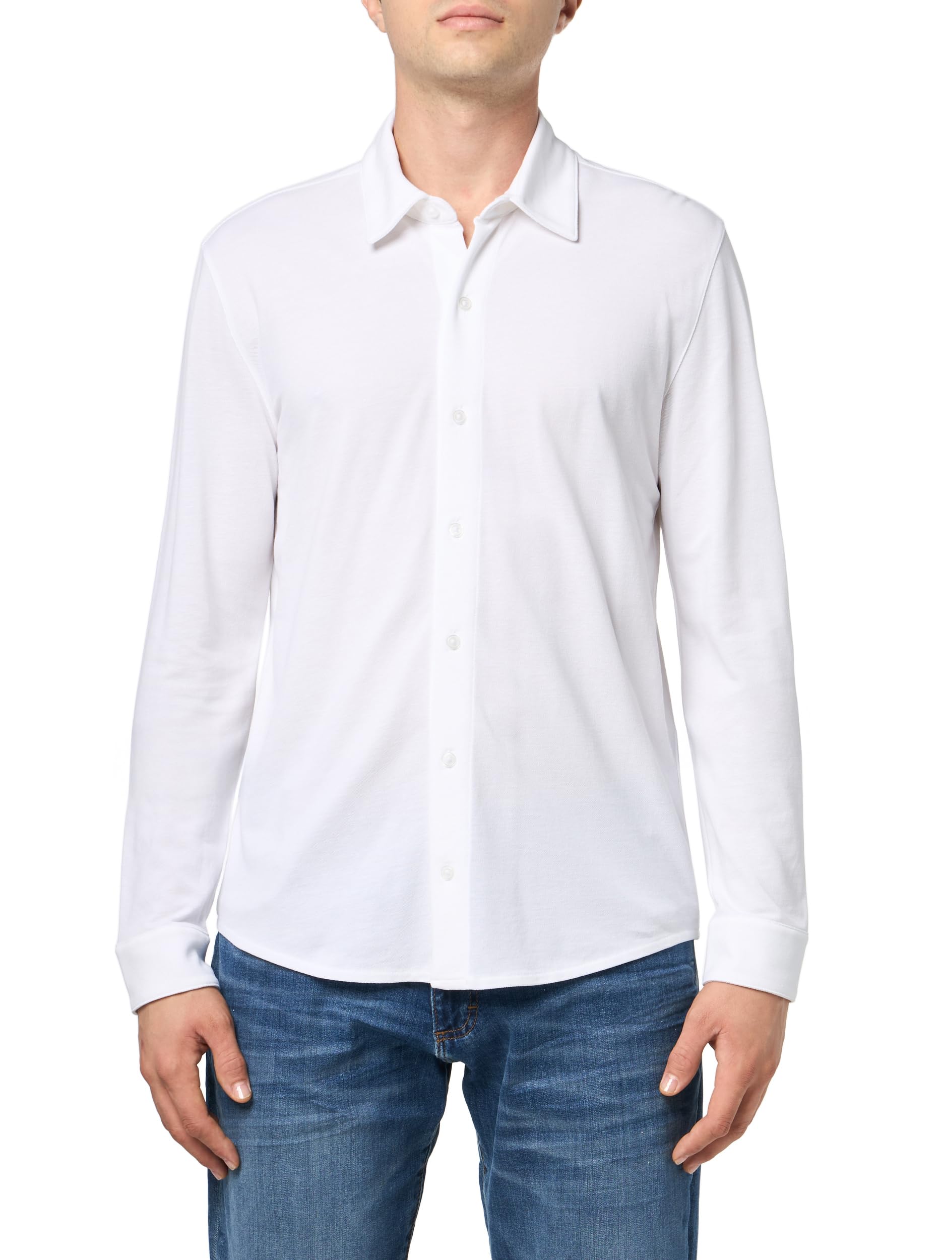 Pull Côtelé Confortable Vince Craftsman Rib Johnny Collar L pour Homme