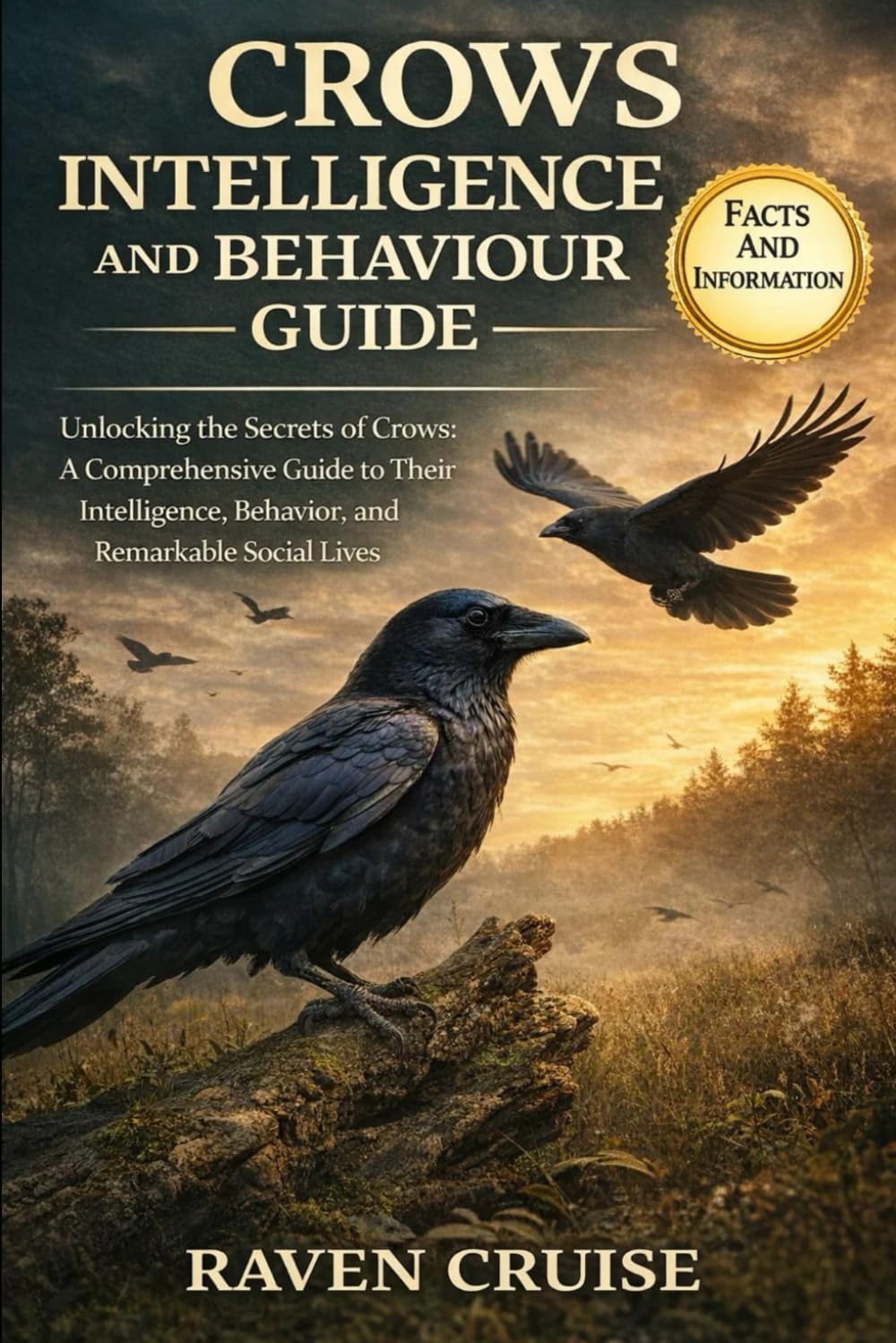 CROWS INTELLIGENCE AND BEHAVIOUR GUIDE: Unlocking the Secrets of Crows: A Comprehensive Guide to Their Intelligence, Behavior, and Remarkable Social Lives.
