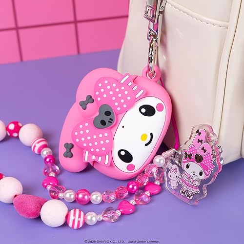 Miniatura 4 de iFace My Melody 50th and Kuromi 20th Anniversary - Funda compatible con AirPods Pro 1Pro 2, bonita funda protectora de silicona mosquetón incluido