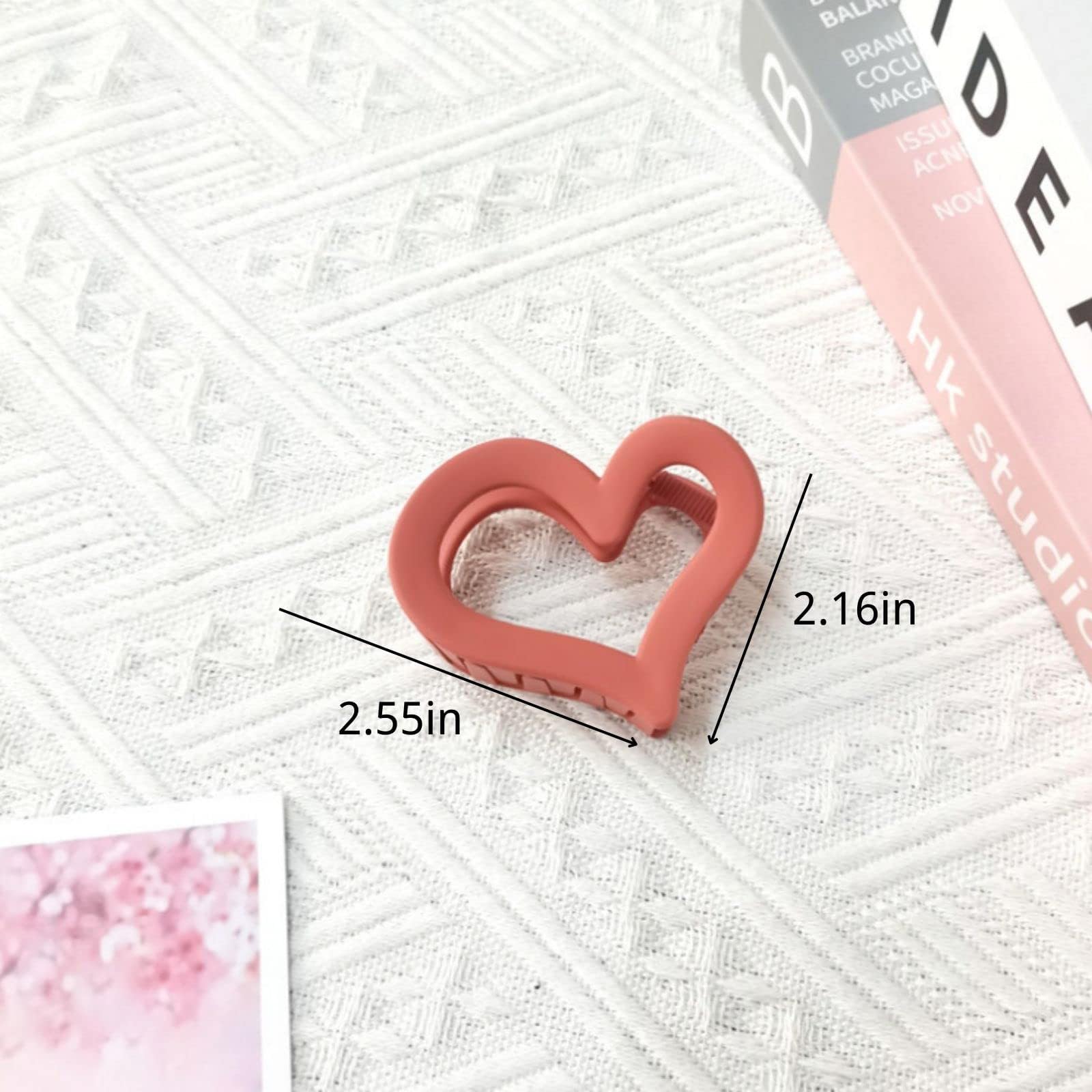 TRHDFW Large Jelly Hair Clips Hair Claw Clips for Women Girls Hair Clips for Thin Thick Curly Hair Non-slip Ponytail Holder Clip - Image 2