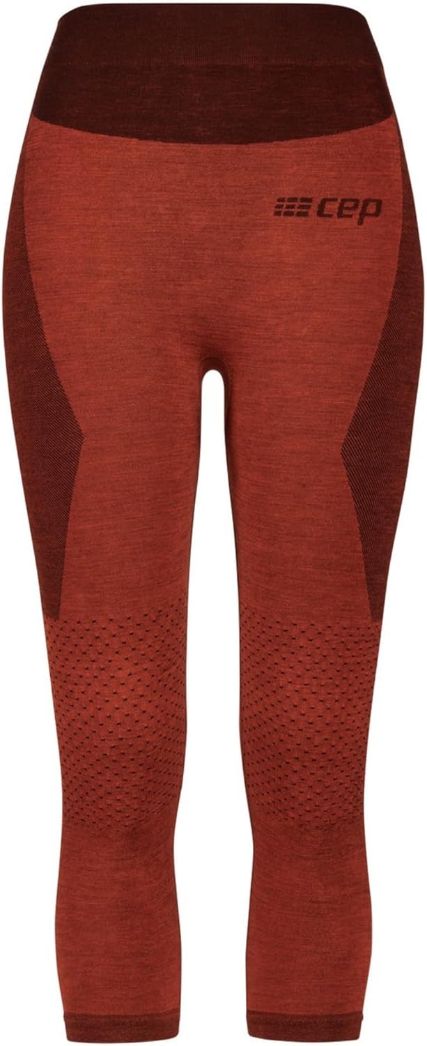 CEP Ski Merino 3/4 Base Tights, Women
