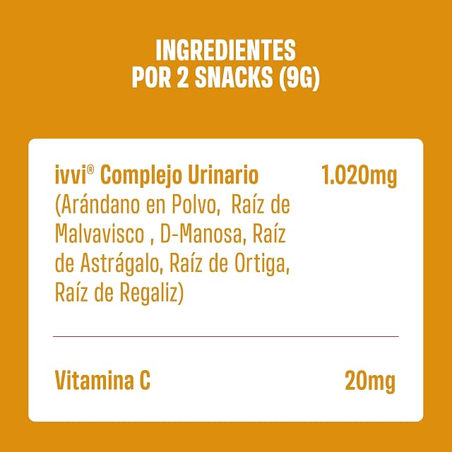 Foto 6 de 8 de ivvi Urology 60 Snacks para Salud Urinaria y Renal Perros, 270 g