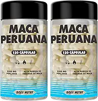 Kit 2x Maca Peruana Premium 2500mg 100% Pura Pote 120 Cápsulas Matéria Prima Importada Para Homens e Mulheres | Energia Resistência
