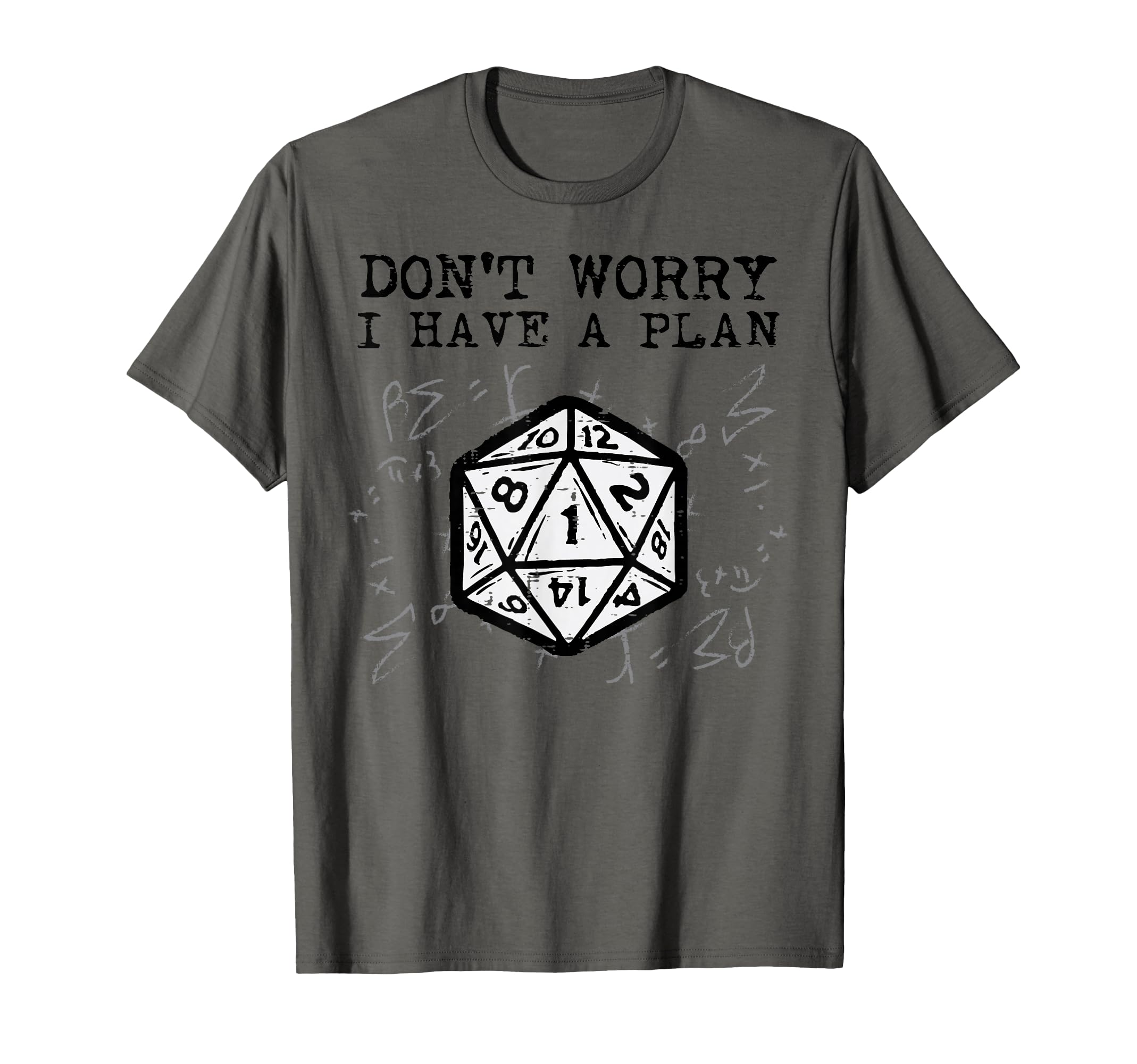 Rpg Shirts Tabletop Game Gamer Men Boys Kids RPG Gamer Dont Worry I Have Plan Funny Men Boys Kids T-Shirt