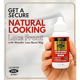 Wonder Lace Bond Wig Adhesive: Extreme Hold Invisible Bonding Glue for Secure, Natural-Looking Poly and Lace Wigs | 1.18oz Waterproof, Latex-Free