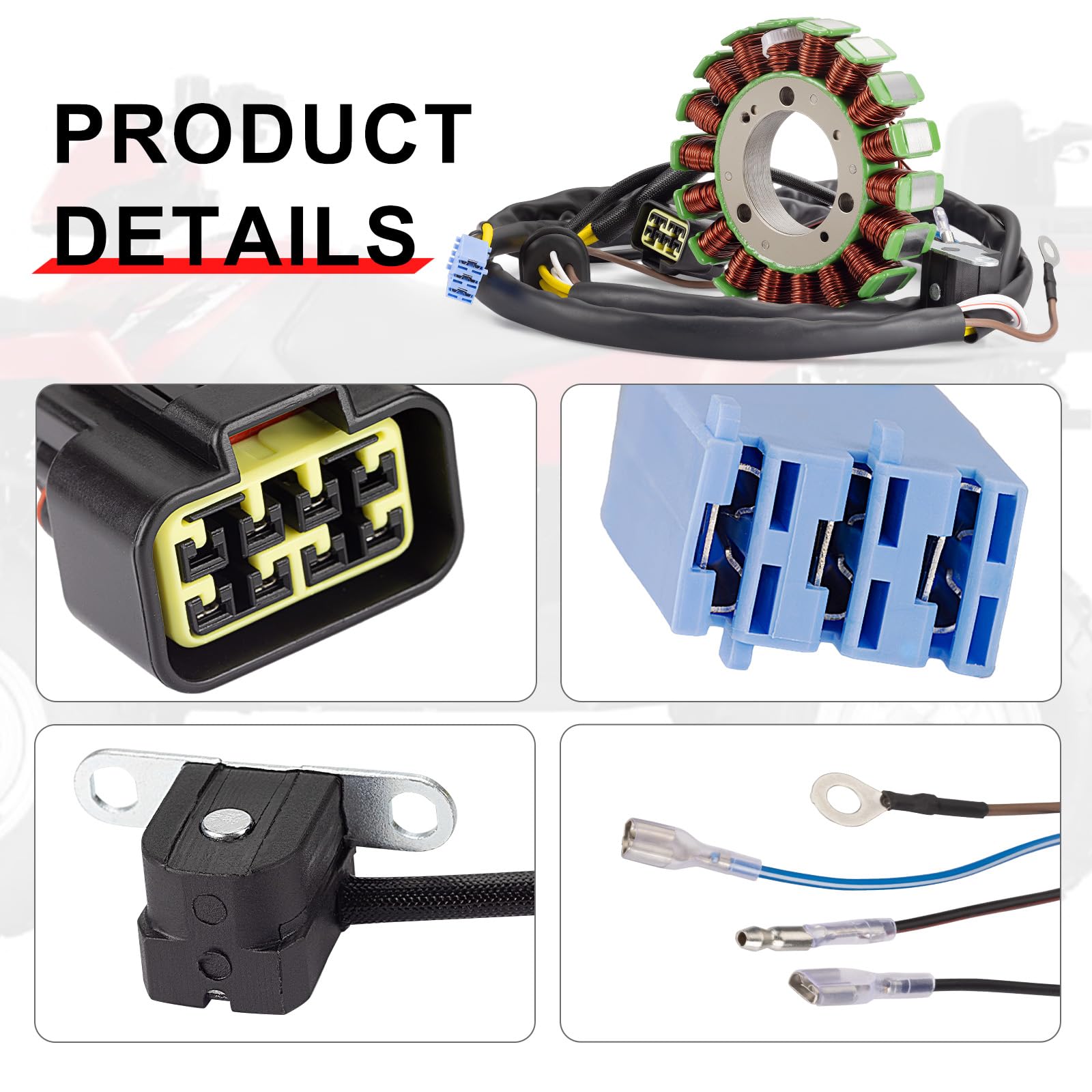 Replacement Stator (Magneto) For 2003-2009 Polaris Trail Boss 330 ATV - Celox Brand, 90-Day Warranty 6 thumbnail image