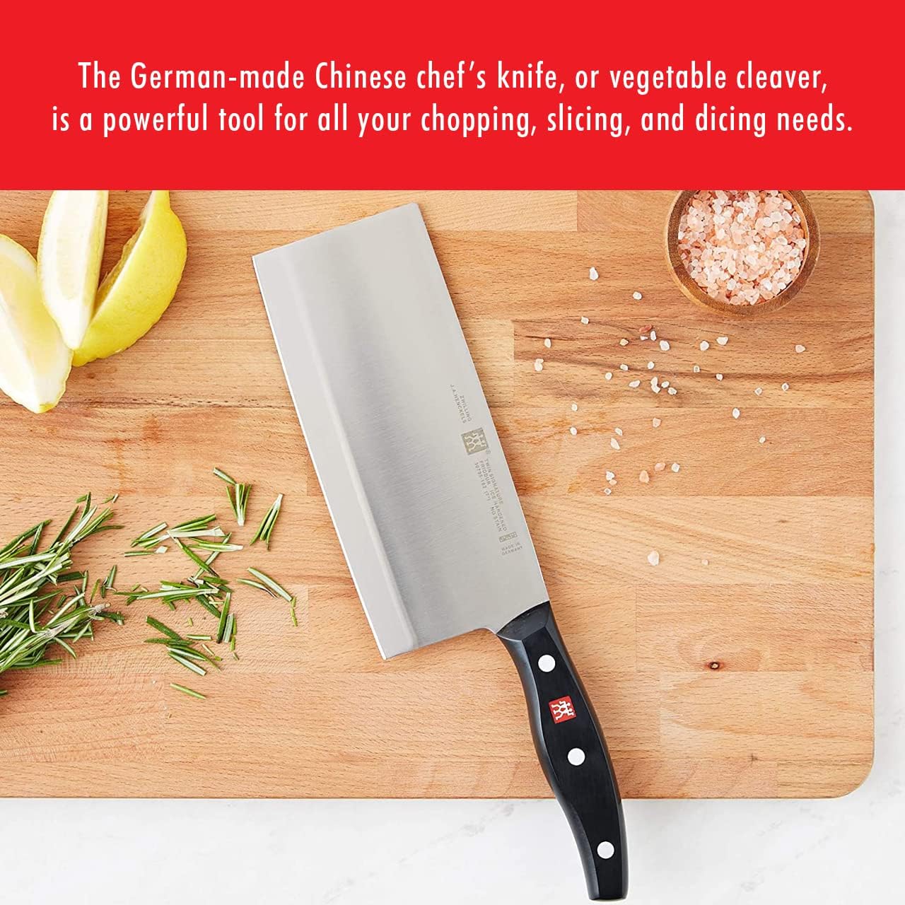 ZWILLING Twin Signature Vegetable Cleaver - Image 4