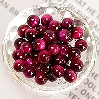 Vista 87 de 200 cuentas redondas y sueltas de cristal de cuarzo gris natural de 0.32 pulgadas (8 mm) para joyería y manualidades