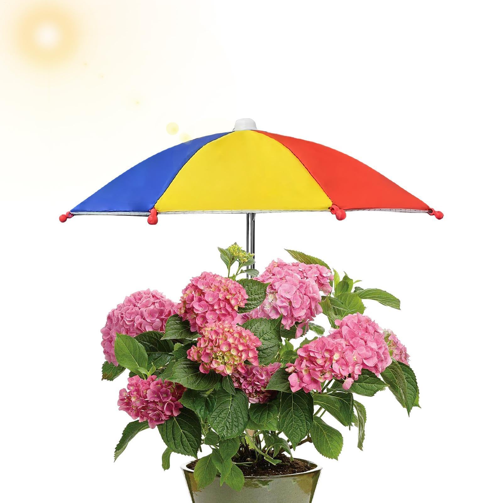 Plant Umbrellas for Outdoor Plants, Plant Shade Umbrella, Sun Protection Sun Shade Umbrella, UV Protection Garden Plants Umbrellas Suns Shades Cover, for Potted Plantes Flowers Beds