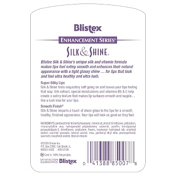 Blistex Silk & Shine Lip Balm 0.13 Oz (Pack of 12)