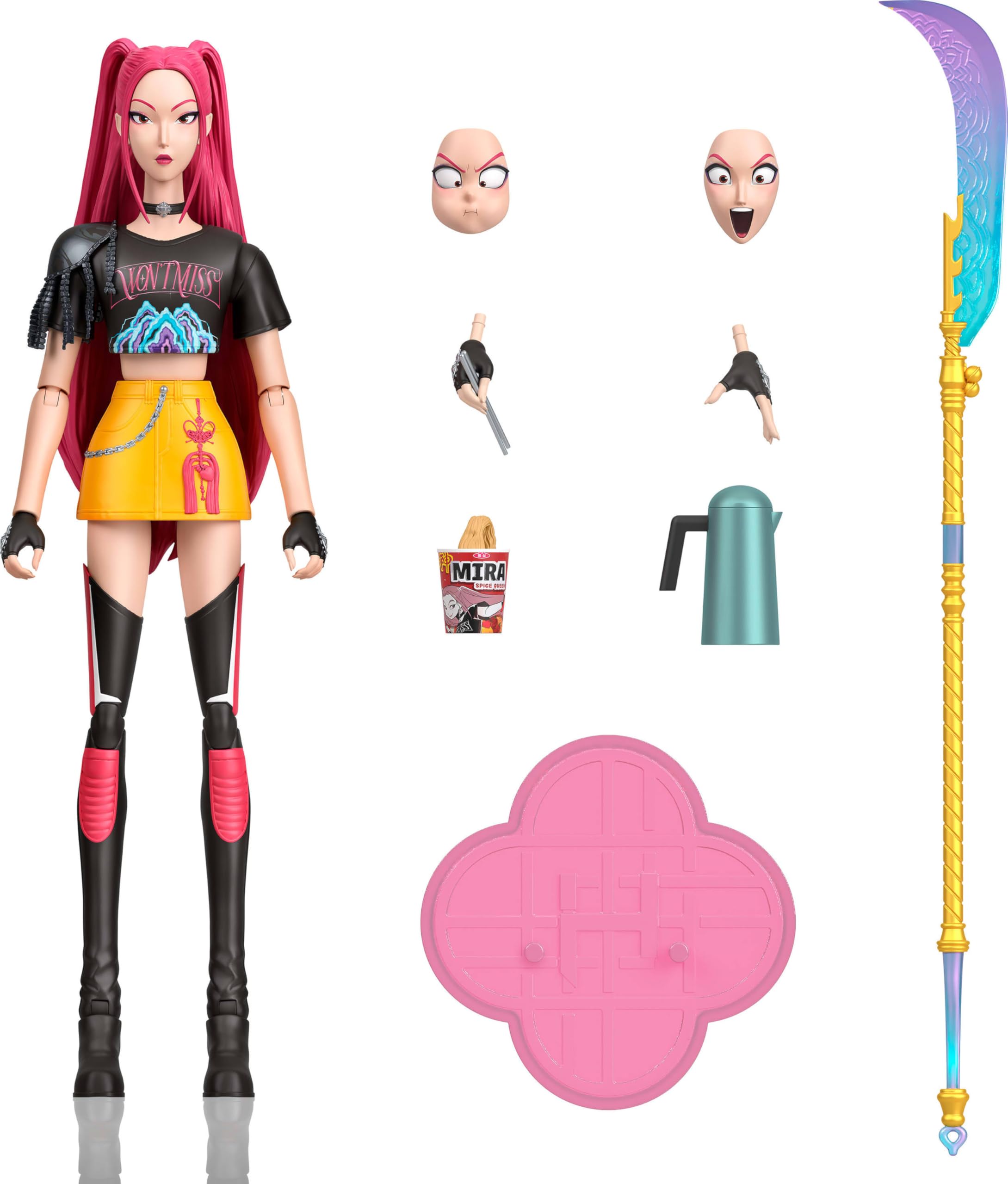 Amazon.com: Mattel Kpop Demon Hunters HUNTR/X Mira Action Figure