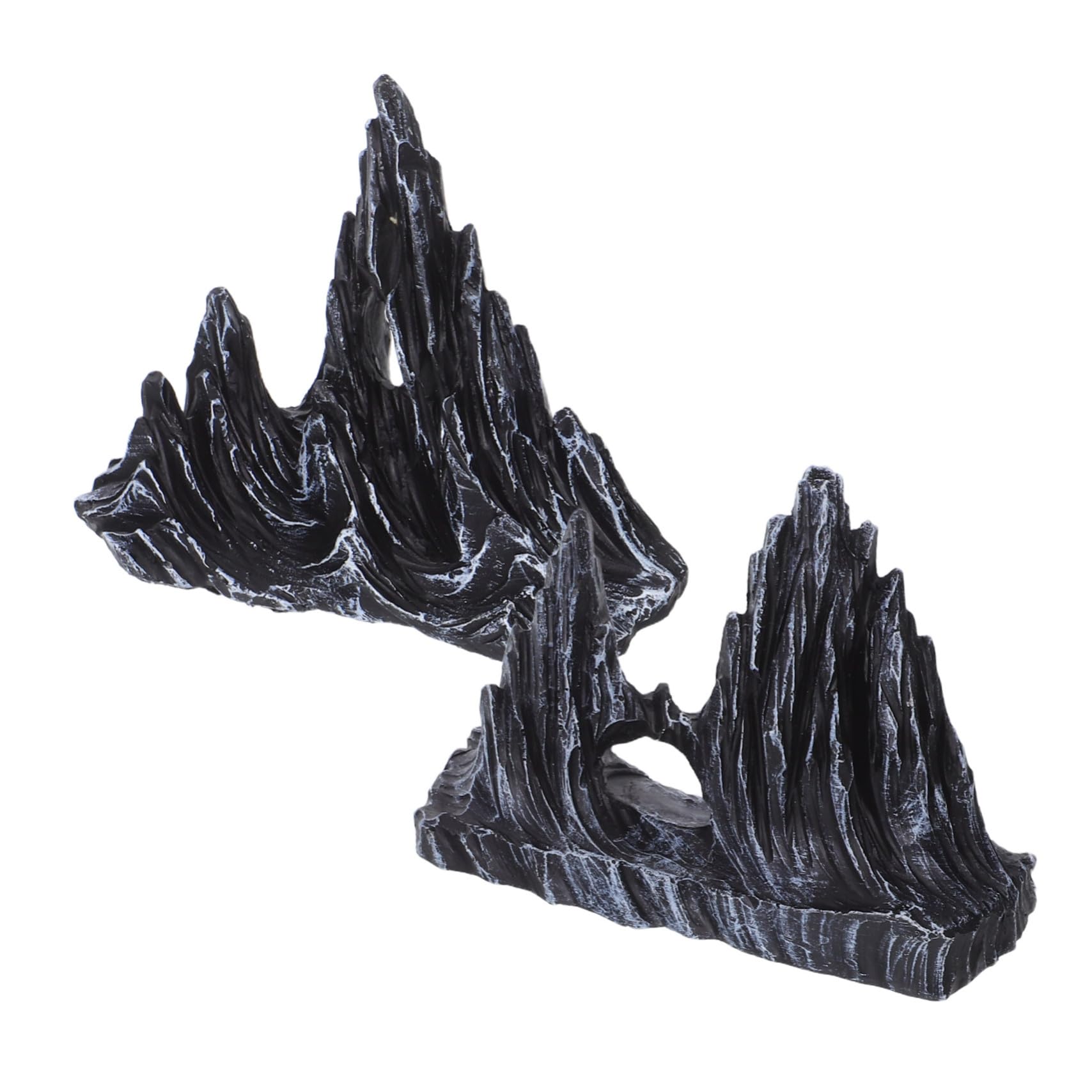 ULTECHNOVO 2piezas Adorno De Micropaisaje para Pecera Figuras De Roca De Resina Decoración De Colina Artificial Subacuática para Acuario Adorno De Paisaje para Manualidades Colina De Montaña