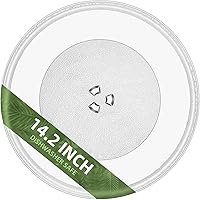 Vista 11 de Placa giratoria de vidrio para microondas de 13.5 pulgadas compatible con 5304509621 Frigidaire placa de microondas WB39X10032 GE reemplazo de placa