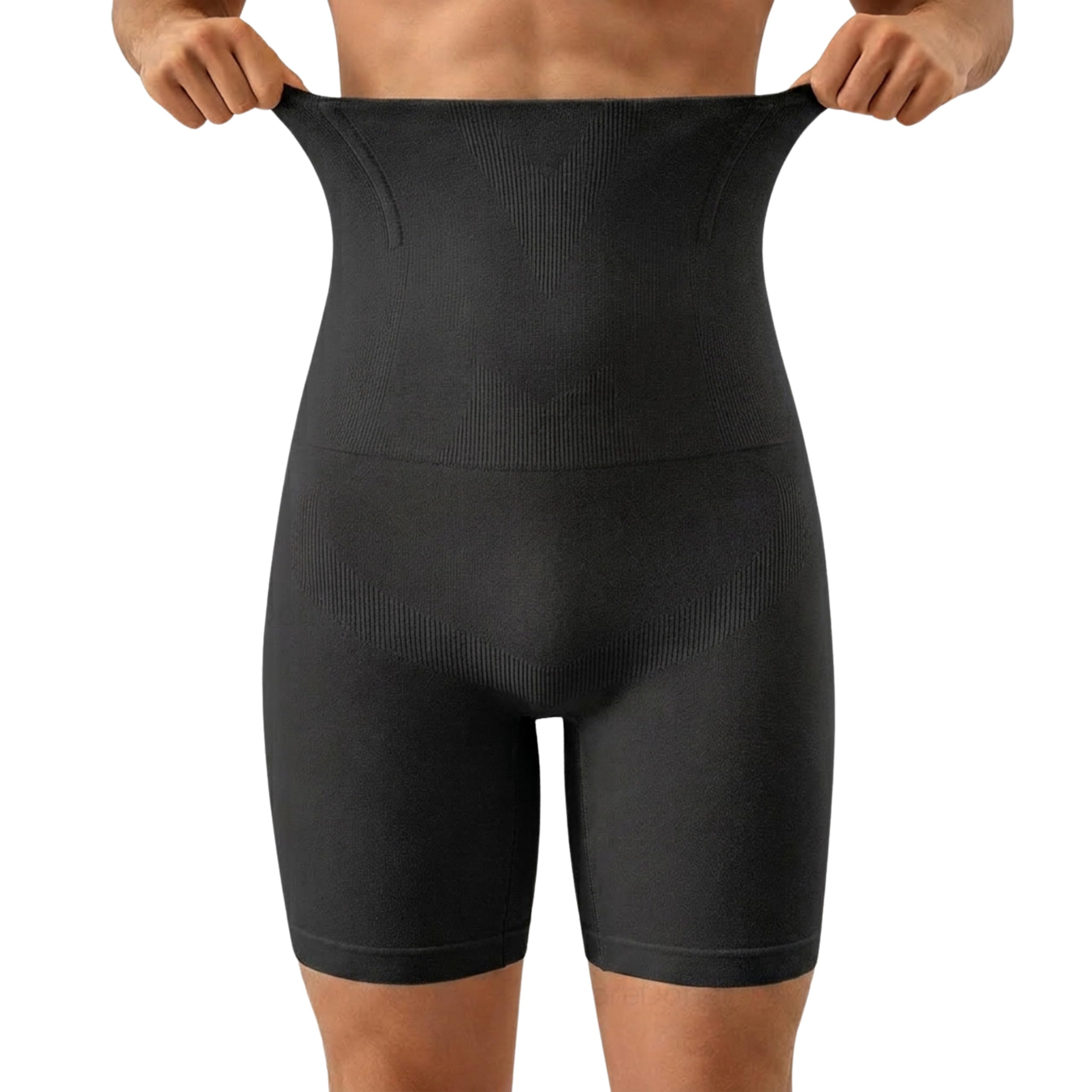 High Waist Tummy Control Shaper Shorts, Seamless Body Shaping Underwear, Nude-image-15