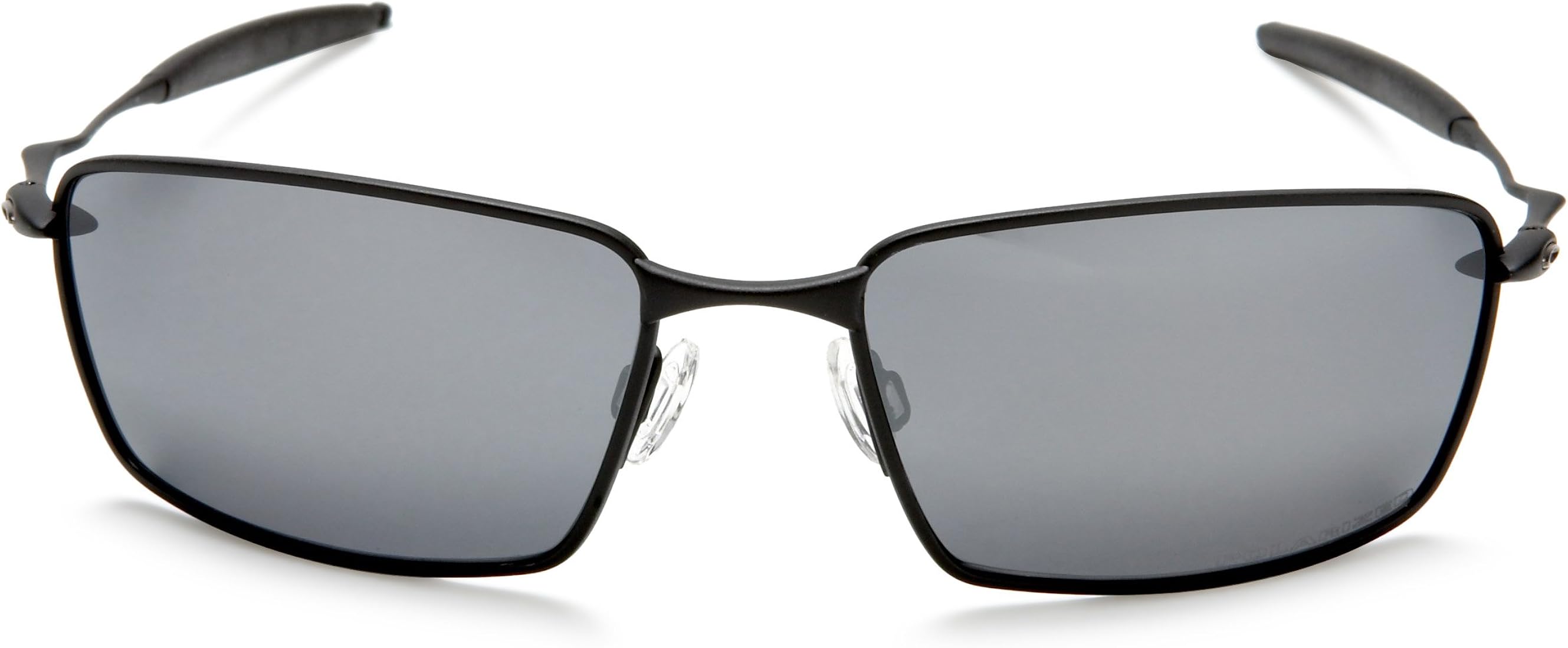 Oakley Men's Titanium Square Whisker Polarized Sunglasses,Ti Matte