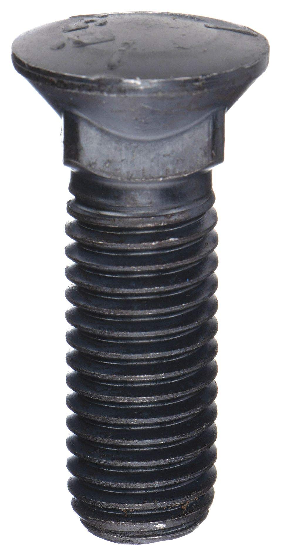 5/8Inch-11 Carbon Steel Square Neck Plow Bolt, 2 1/4 Inl, 25 Pk, Grade 5, Plain Finish,20400007988