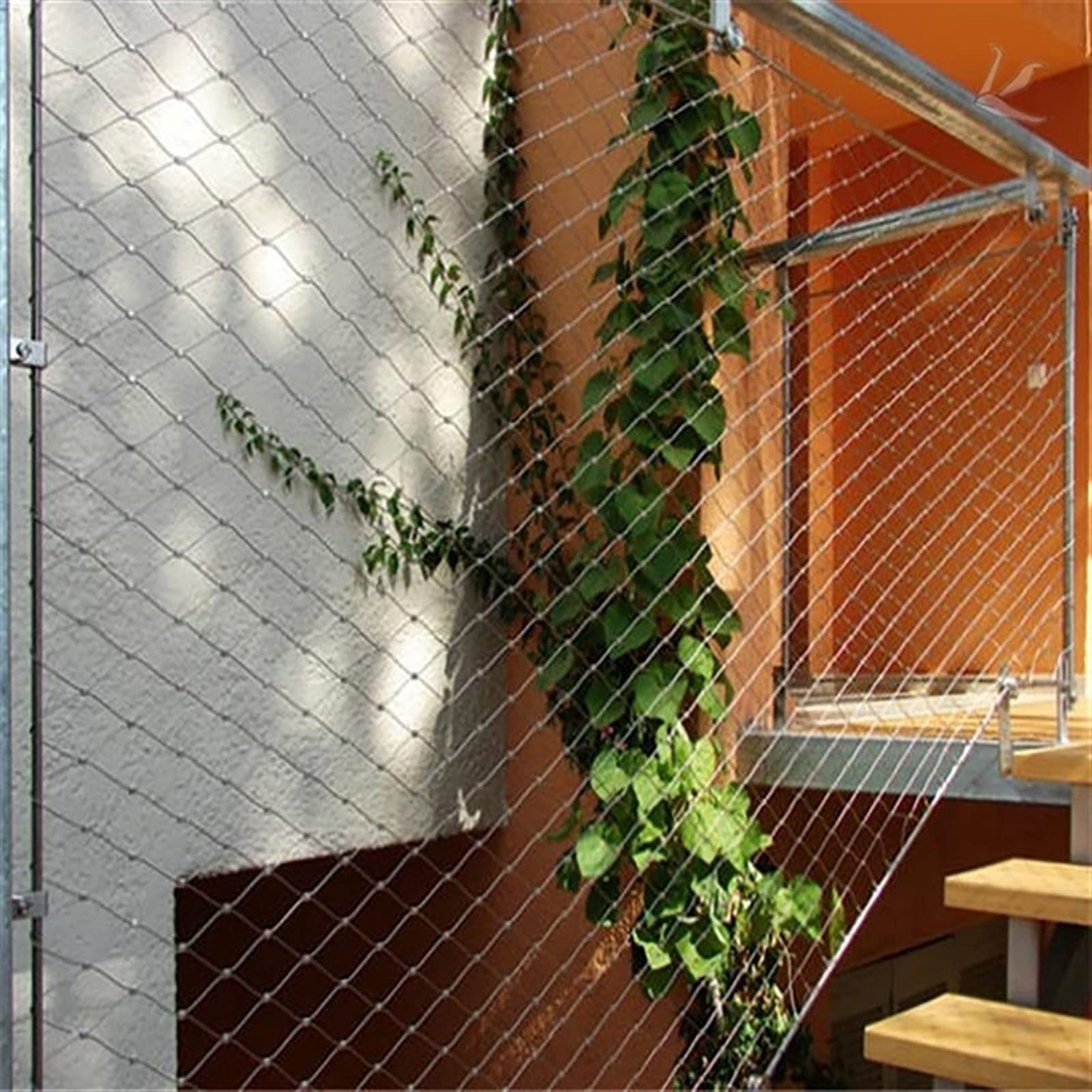 Rete metallica personalizzabile in acciaio inossidabile 304, 2 x 2 m, resistente, per esterni, griglia di protezione dagli uccelli, versatile per giardino, fattoria, edilizia