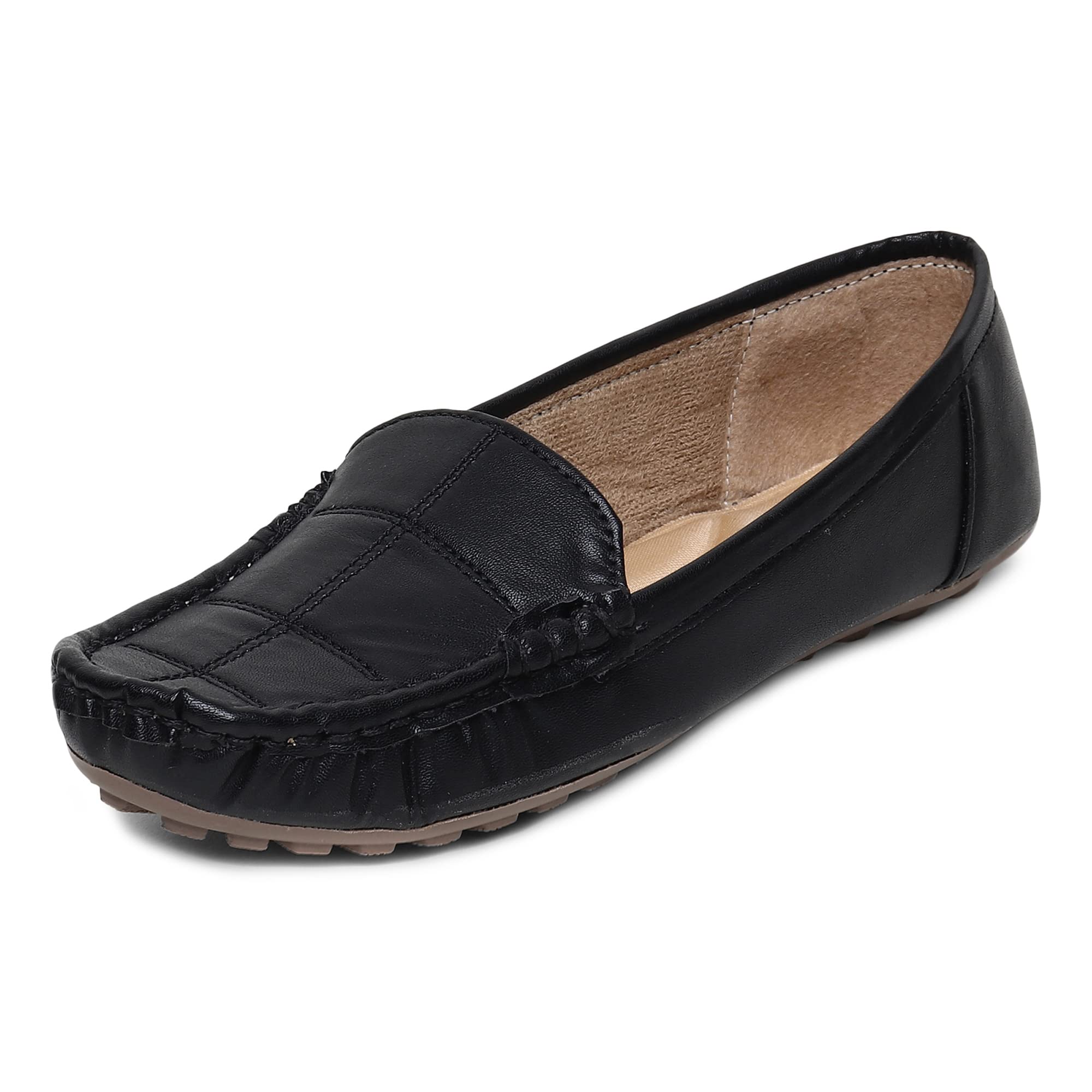 SELBRO Comfortable & Stylish Light Weight Flat Loafers Bellies for Girls and Women Loafers & Moccasins SLB-LOF83 Black (B0D2BH48SM) Amazon Price History, Amazon Price Tracker