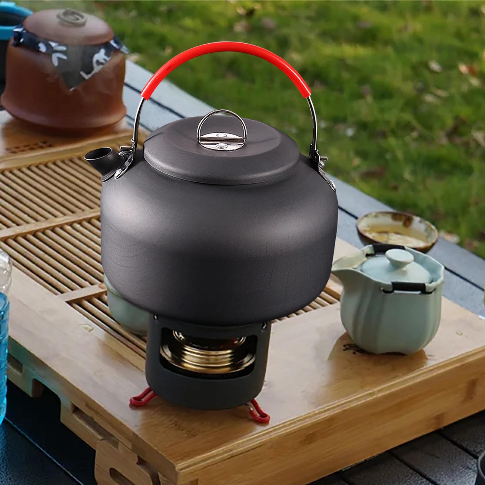 Bollitore Portatile Fire-Maple 1L | Acciaio Inossidabile | Per Campeggio, Trekking E Outdoor | Con Maniglia Pieghevole - Foto 8