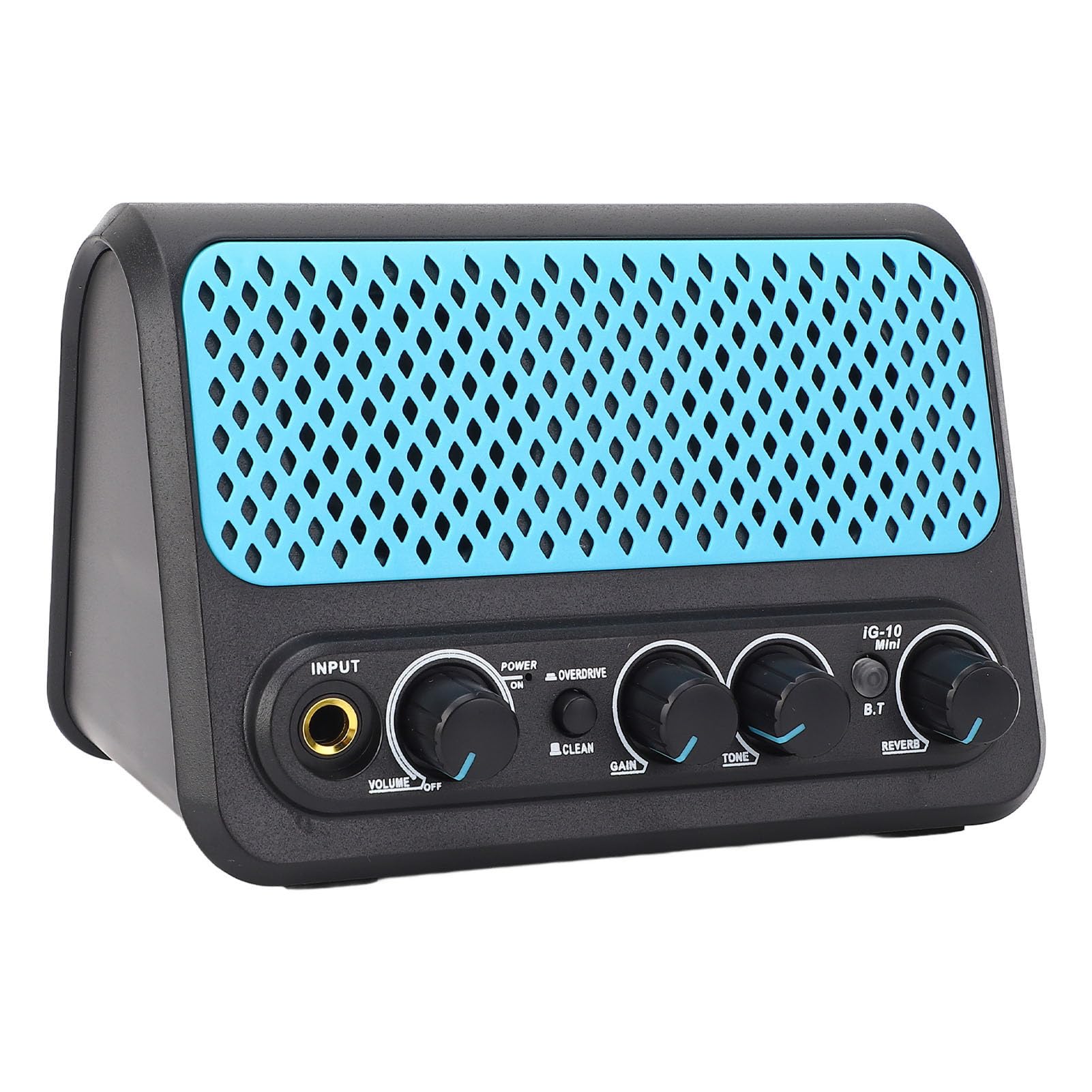 Jeffergarden Mini Guitar Amplifier 10W Portable Electric Practice Amp with BT 5.0 Clean Distortion Reverb for Musicians Anywhere