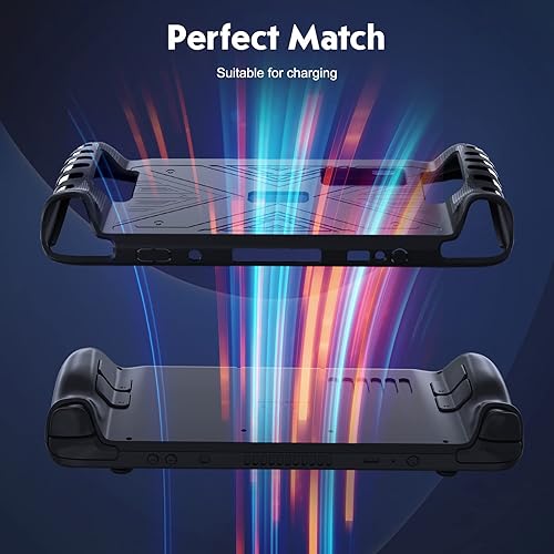 Miniatura 3 de Case for Steam Deck SENQAO TPU Protective Cover Case Compatible with Steam Deck Shock-Absorption Non-Slip and Anti-Scratch Design Cover Protector