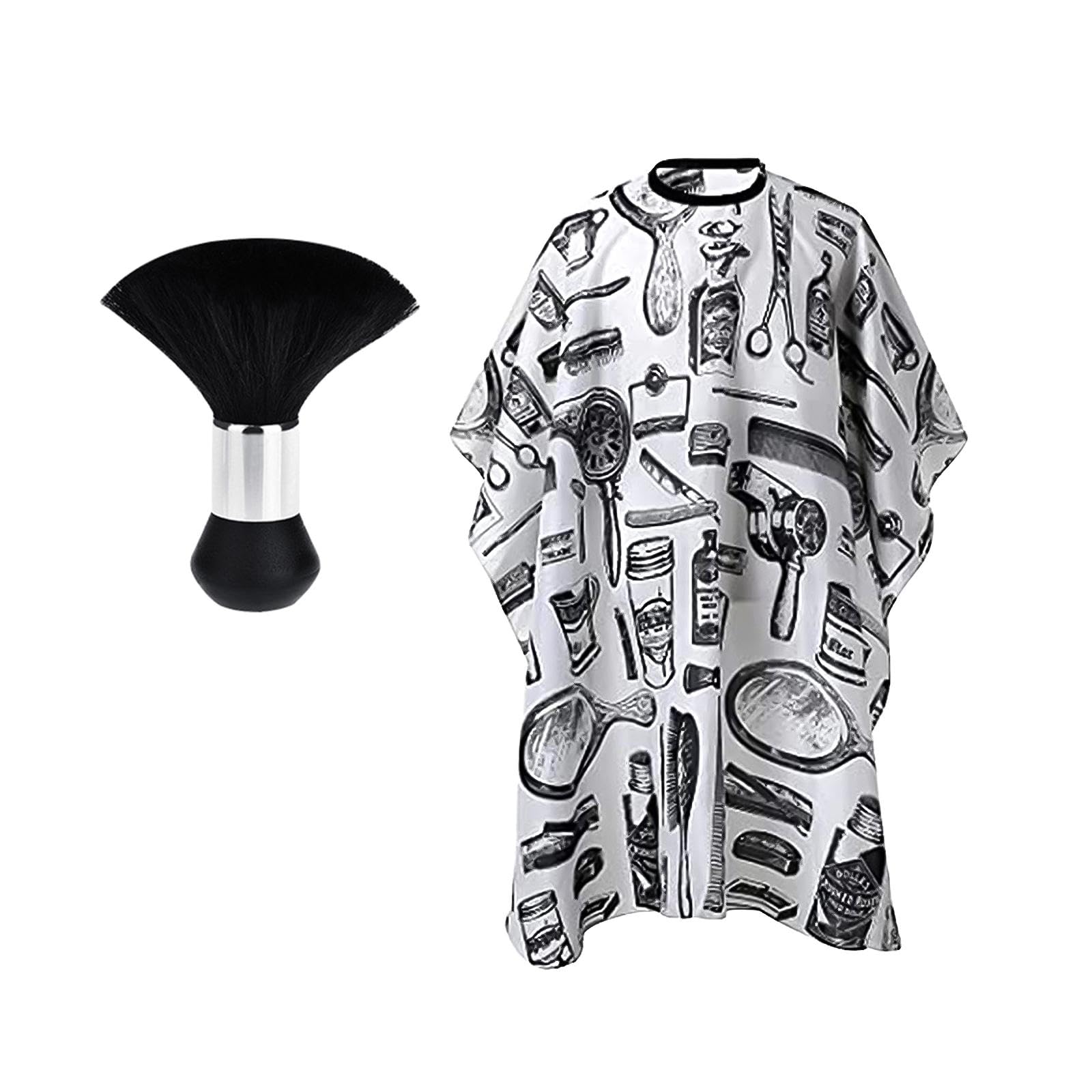 calandis ™ Barber Cape Neck Duster Brush Makeup Cape Women Men Girls Boys Makeup Artist gray | Styling Capes & Gowns | Salon & Spa Equipment-picture-10