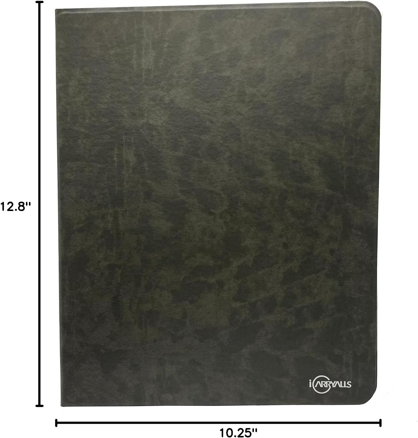 Binder Portfolio Organizer with Color File Folders, Business and Interview Padfolio with 3-Ring Binder, Clipboard