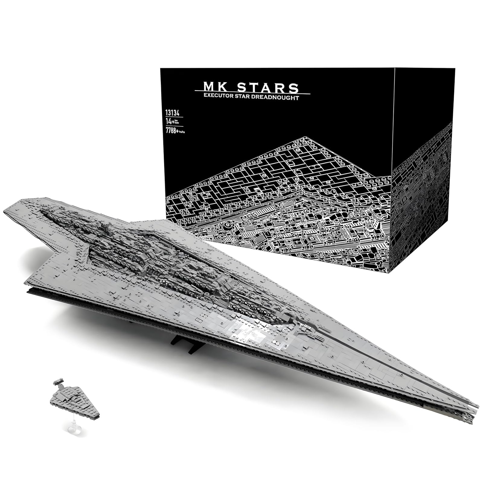 Amazon.com: SHHFWU 13134 Super Star Destroyer Model Ship, A New