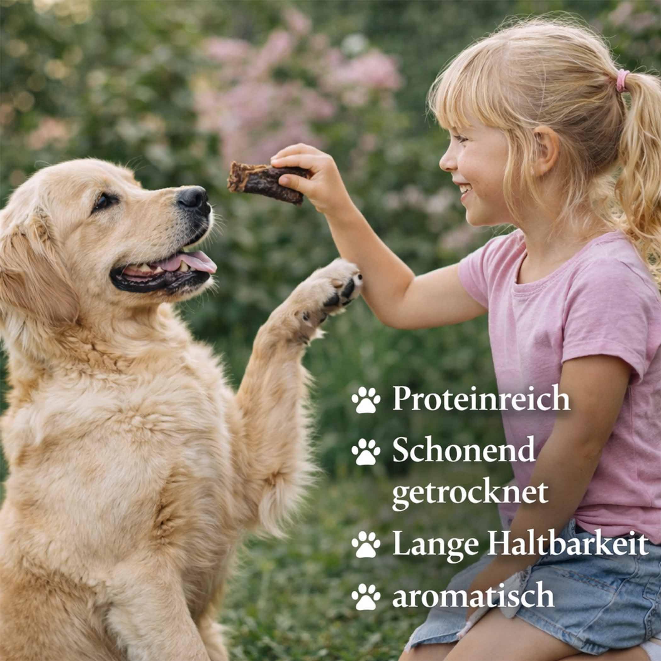 5 kg Rinderlunge Lunge getrocknet fettarm Hundefutter Snack Leckerli Kauartikel