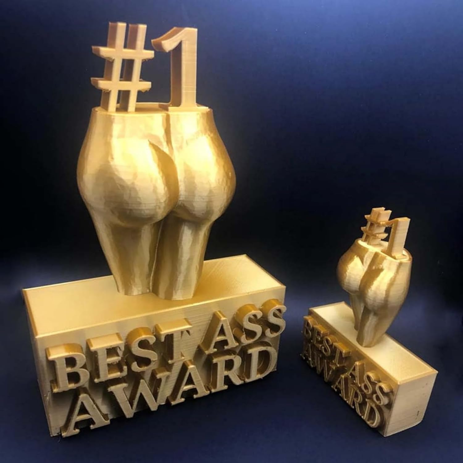 Best Ass Award - Best Boobs Award Female Body Figure Sculpture Trophy Decor Novelty Mischievous Hip ​Butt ​Resin Statue Trophy Funny Home Office Desktop Decoration, for Prank Gift Friend Coworker