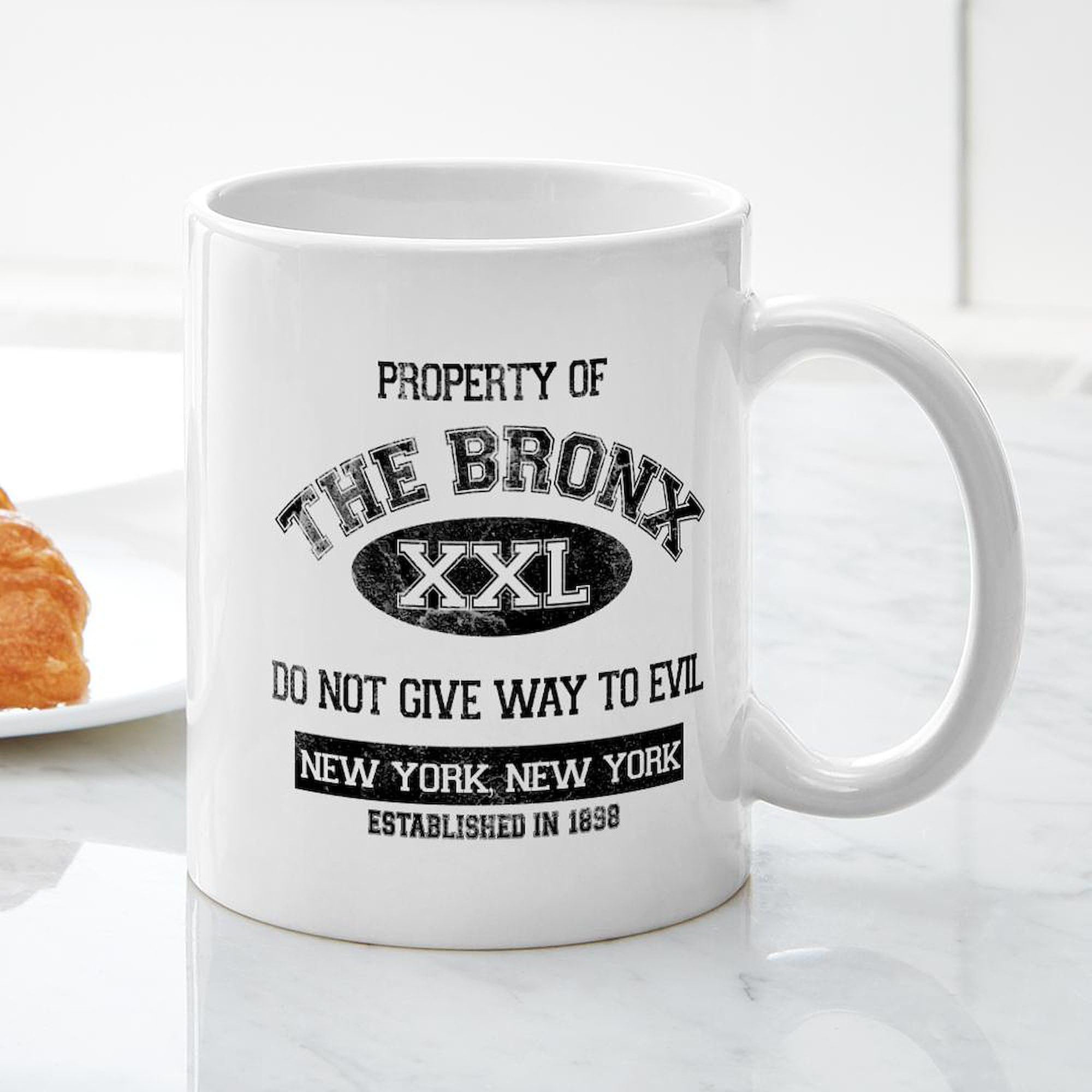 Amazon.com | CafePress The Bronx Mug 11 oz (325 ml) Ceramic Coffee Mug: Coffee  Cups & Mugs
