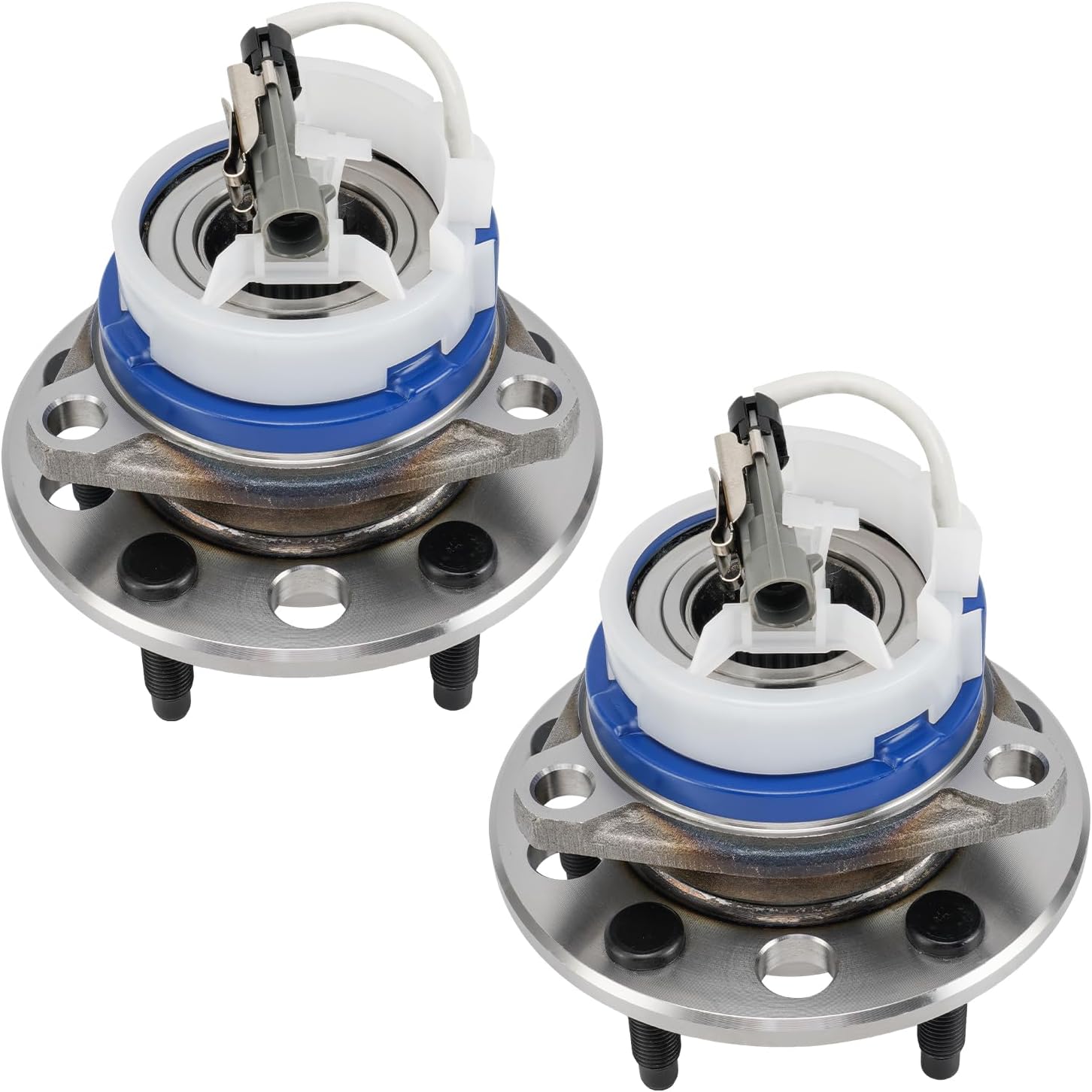 KAX 513087 Front Wheel Bearing Hub Assembly Compatible with Buick Lesabre 1991-1999, Cadillac DeVille 1992-1996, Oldsmobile 88 1992-1999, Pontiac Bonneville 1992-1999 Wheel Hub Bearing 5 Lug W/ABS
