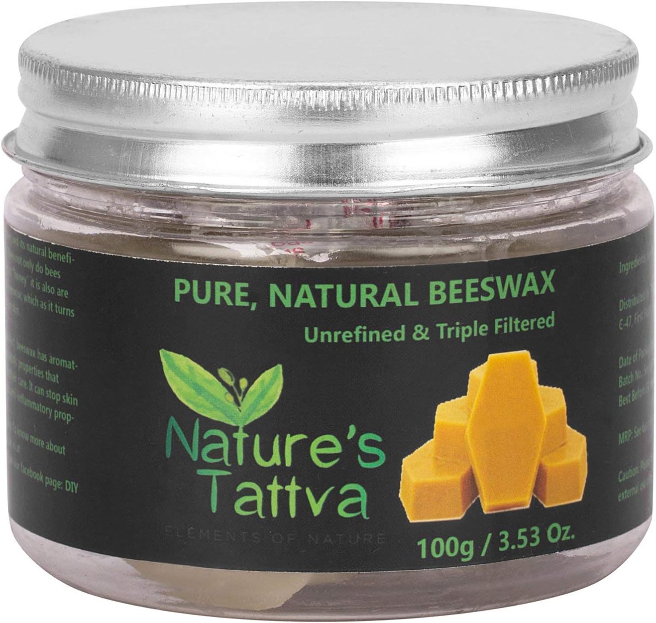 Nature's Tattva Natural Beeswax - 100g