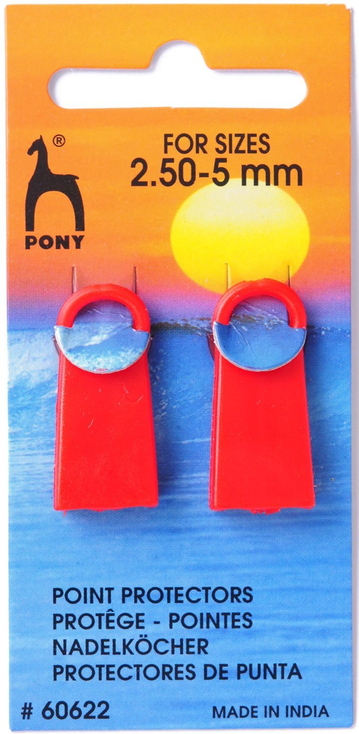 Pony Knitting Needle Point Protector 2 Pack (2.50-5 mm)