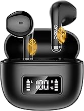 Wireless Headphones, Bluetooth Headphones 5.4 in Ear Wireless Earphones with 4 ENC Noise Cancelling Mic, 50H HiFi Stereo Headphones, Touch Control IPX7 Waterproof for iPhone Android iOS