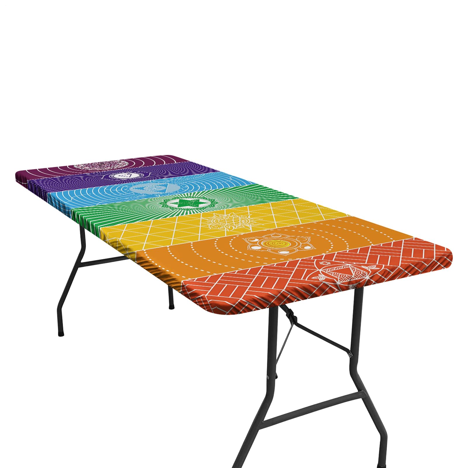 Nappe de camping imperméable résistante à l'huile avec envers flanelle douce ajustée