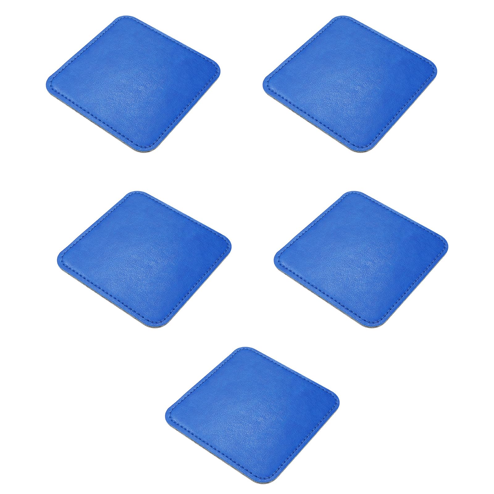 Minimalists Nordic Coasters PU Leather Water Absorbent Nonslip Cup Mat with Felt Bottom for Cups Mugs Cup Mat
