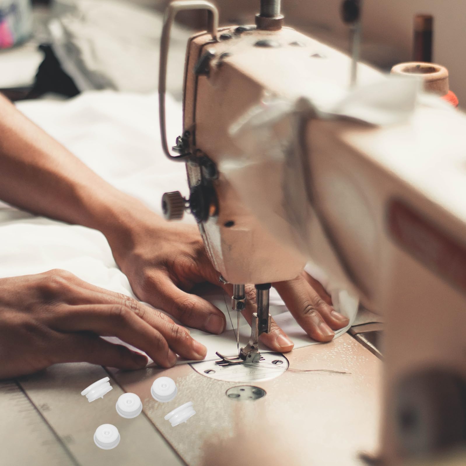 CALLARON Set di 1000 Bottoni Automatici in Plastica Bianca Multiuso per Artigianato e Materiali Fatti a Mano, per Asciugamani e Bavaglini, Sostituzione Bottoni Pratica