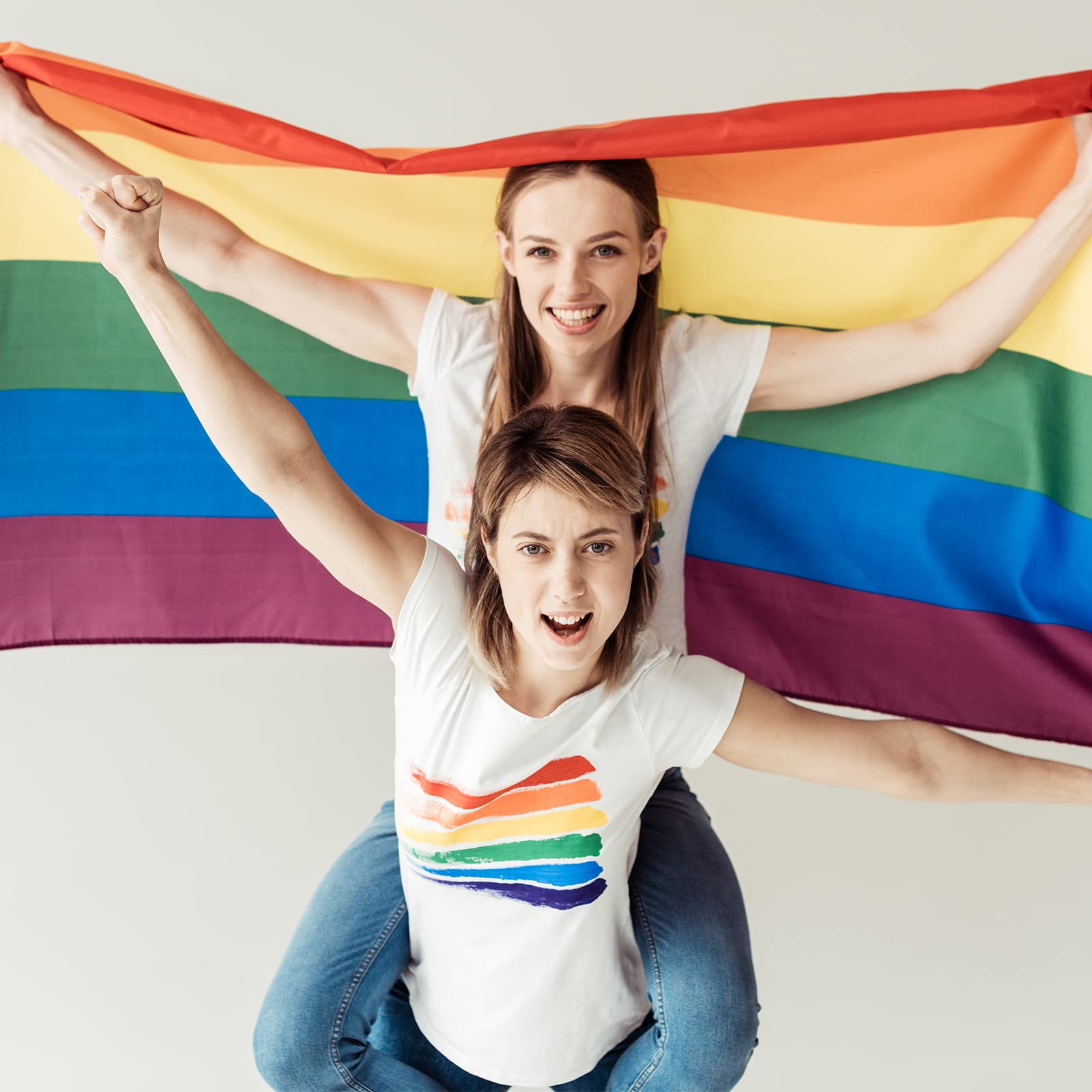 Buy TRIXES Medium Rainbow Flag LGBTQIA2s+ Pride Flags Outdoor and