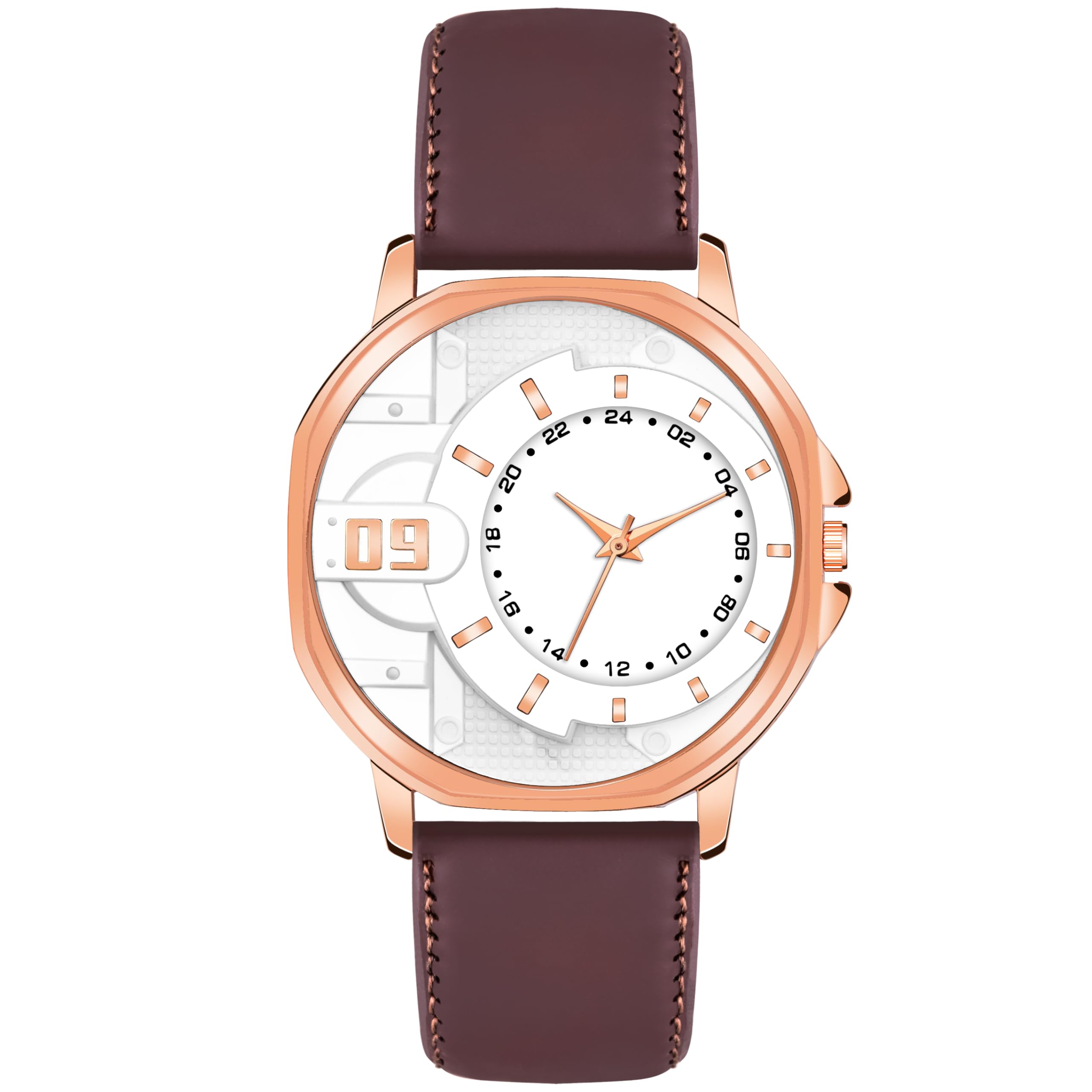 Acnos Luxury & Sporty Unisex Watch - White Metal Analog Dial (B0D9LP4RZJ) Amazon Price History, Amazon Price Tracker